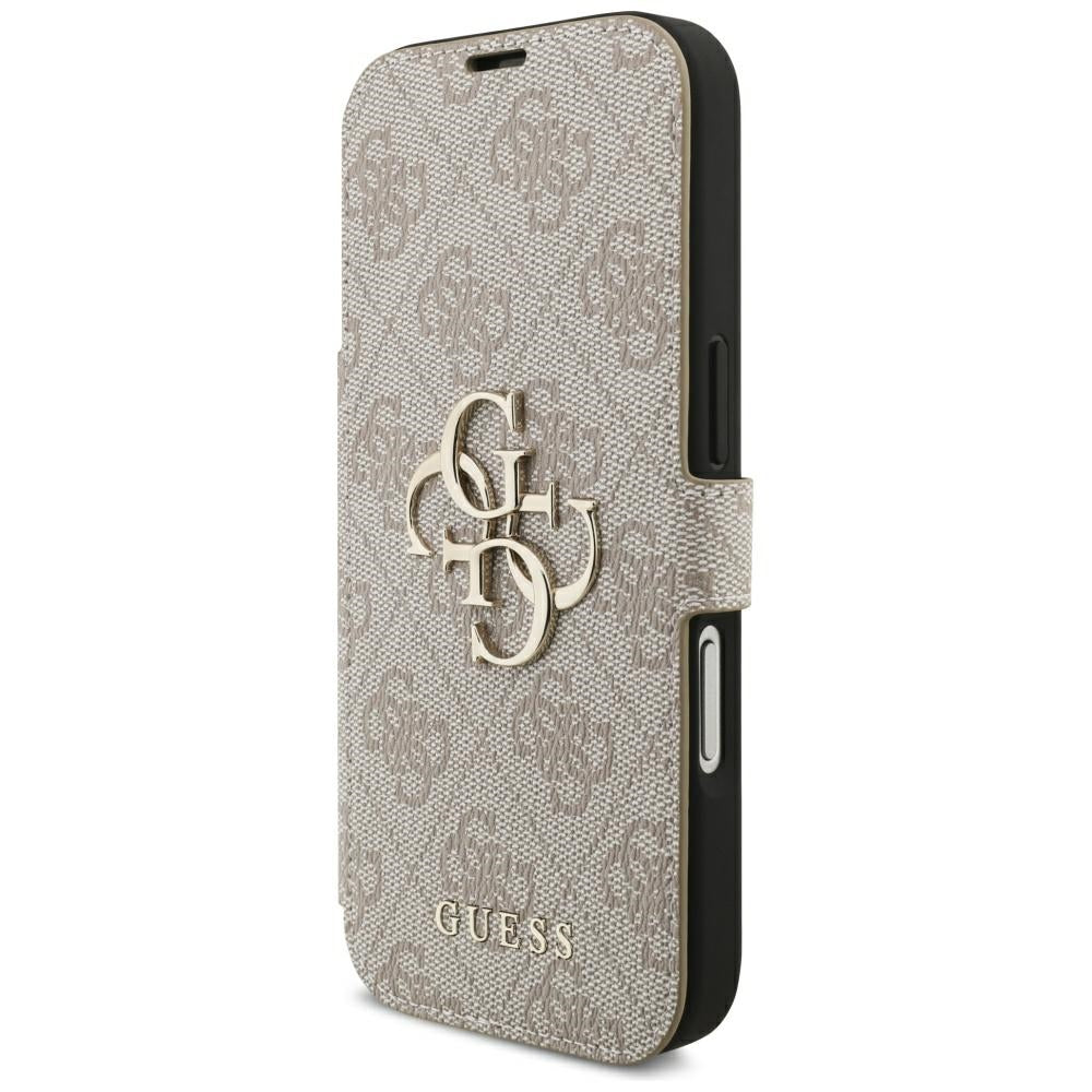 Guess iPhone 17 Pro/iPhone 18 Pro Fodral Book 4G Metal Logo Rosa
