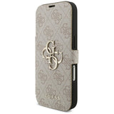 Guess iPhone 17 Pro/iPhone 18 Pro Fodral Book 4G Metal Logo Rosa