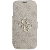 Guess iPhone 17 Pro/iPhone 18 Pro Fodral Book 4G Metal Logo Rosa