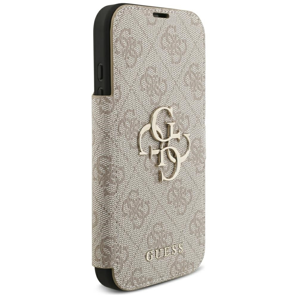 Guess iPhone 17 Pro/iPhone 18 Pro Fodral Book 4G Metal Logo Rosa