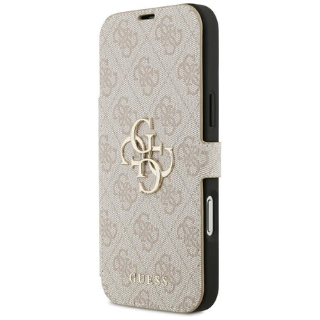 Guess iPhone 17 Pro Max/iPhone 18 Pro Max Fodral Book 4G Metal Logo Rosa