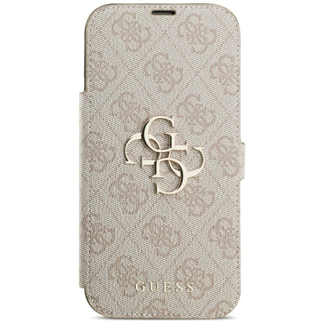 Guess iPhone 17 Pro Max/iPhone 18 Pro Max Fodral Book 4G Metal Logo Rosa