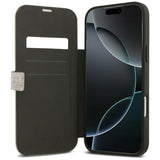 Guess iPhone 17 Pro Max/iPhone 18 Pro Max Fodral Book 4G Metal Logo Rosa