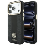 Guess iPhone 17 Pro/iPhone 18 Pro Skal 4G Stripe Classic Logos Svart