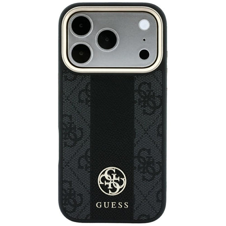 Guess iPhone 17 Pro Max/iPhone 18 Pro Max Skal 4G Stripe Classic Logos Svart
