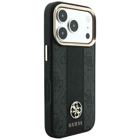 Guess iPhone 17 Pro Max/iPhone 18 Pro Max Skal 4G Stripe Classic Logos Svart