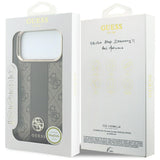 Guess iPhone 17 Pro/iPhone 18 Pro Skal 4G Stripe Classic Logos Brun
