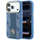Guess iPhone 17 Pro Max/iPhone 18 Pro Max Skal 4G Stripe Classic Logos Blå