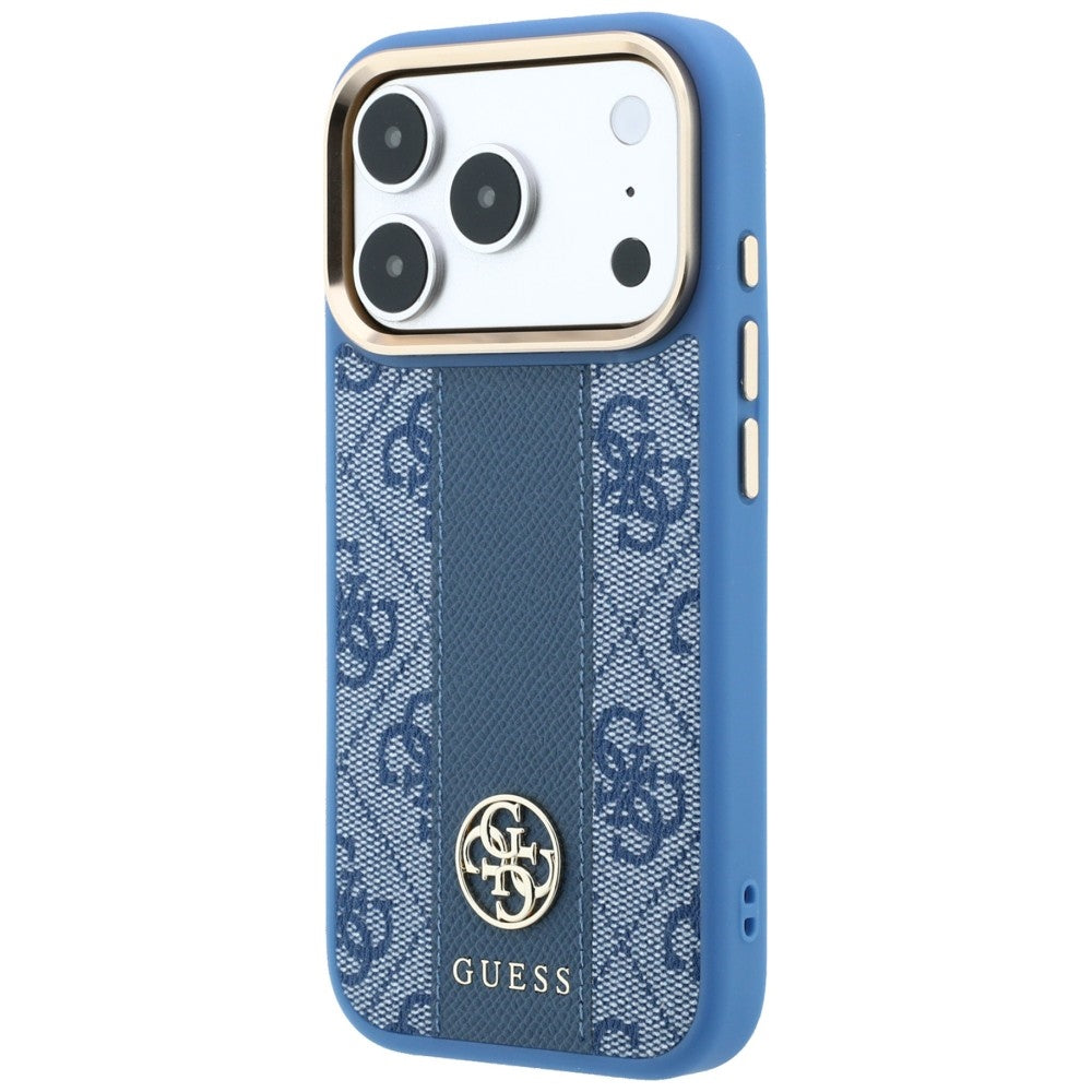 Guess iPhone 17 Pro Max/iPhone 18 Pro Max Skal 4G Stripe Classic Logos Blå