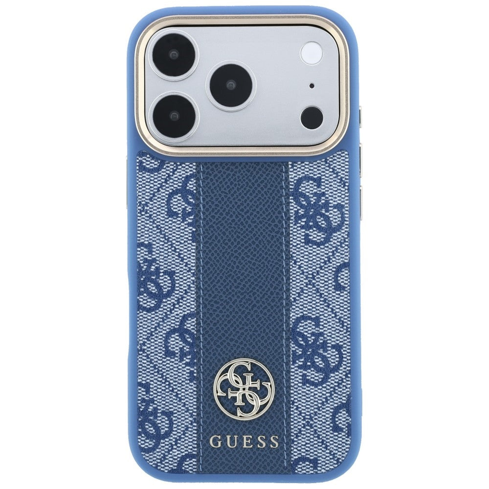 Guess iPhone 17 Pro Max/iPhone 18 Pro Max Skal 4G Stripe Classic Logos Blå