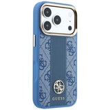 Guess iPhone 17 Pro Max/iPhone 18 Pro Max Skal 4G Stripe Classic Logos Blå