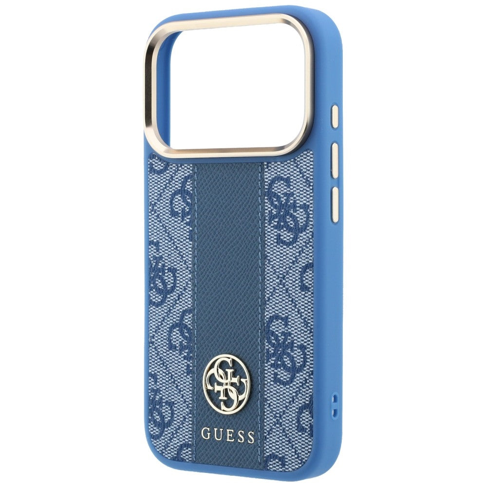 Guess iPhone 17 Pro Max/iPhone 18 Pro Max Skal 4G Stripe Classic Logos Blå