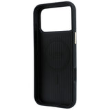 Guess iPhone 17 Pro Max/iPhone 18 Pro Max Skal Perforated 4G Gold Logo Svart