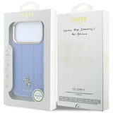 Guess iPhone 17 Pro/iPhone 18 Pro Skal Stripe Peony 4G Logo Blå