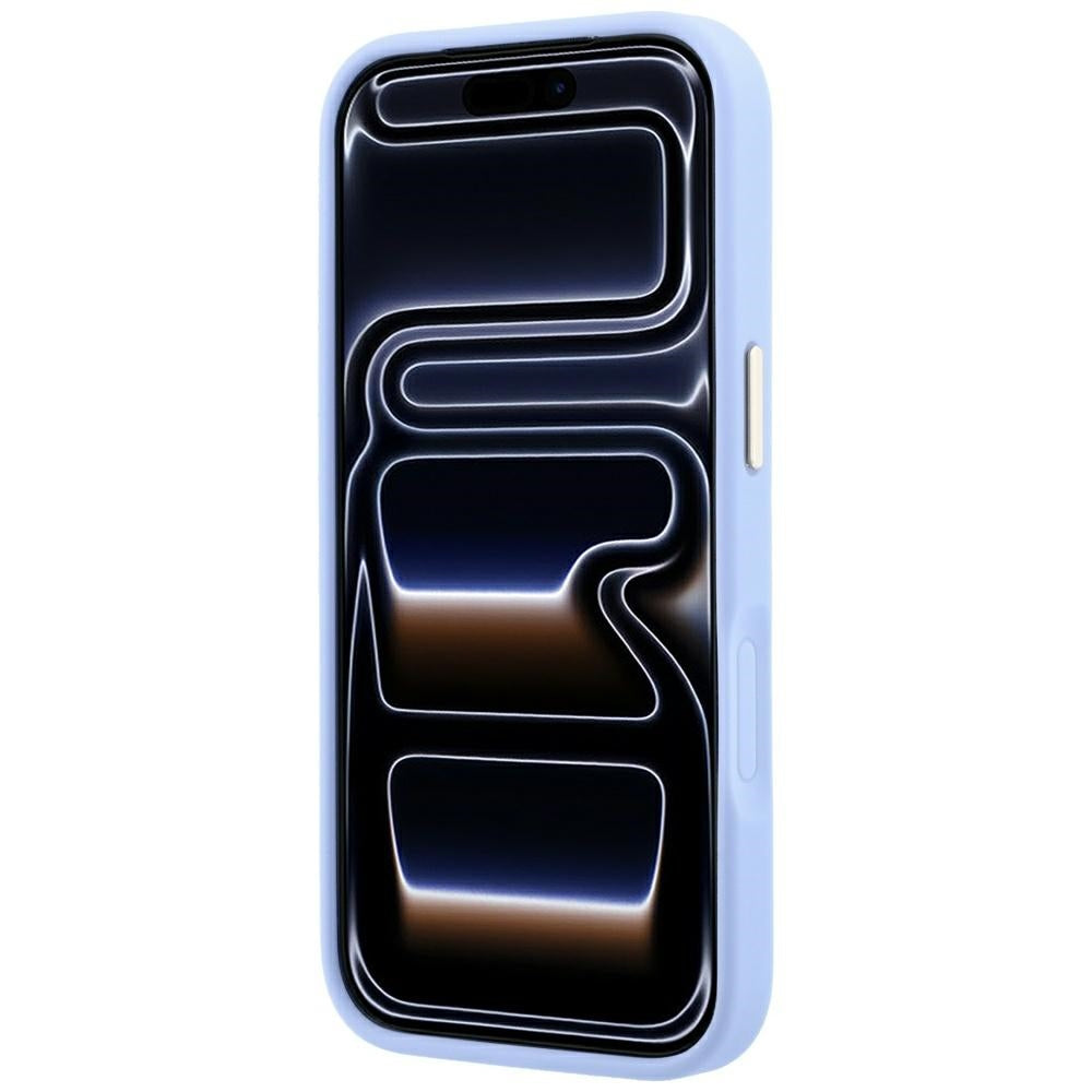 Guess iPhone 17 Pro Max/iPhone 18 Pro Max Skal Stripe Peony 4G Logo Blå