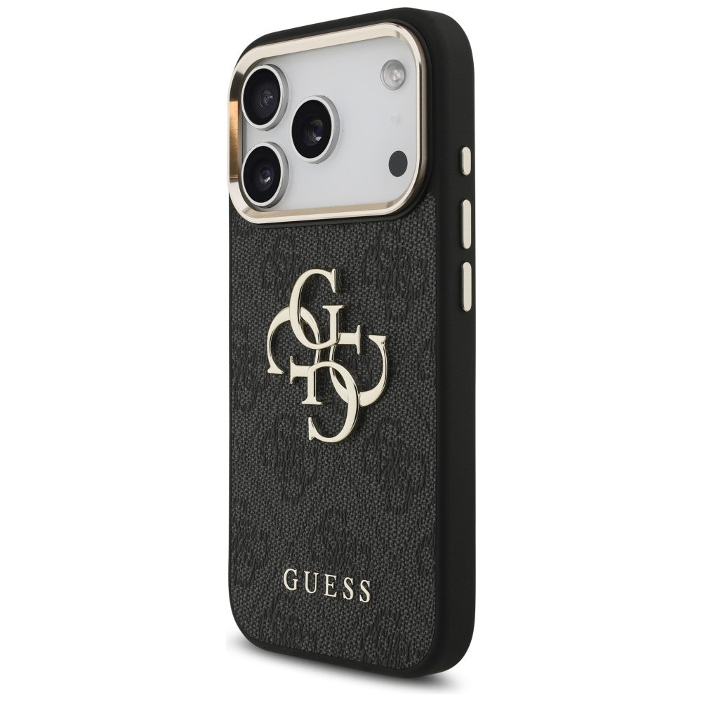 Guess iPhone 17 Pro/iPhone 18 Pro Skal 4G Classic Logo Svart