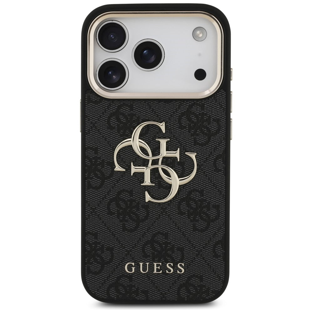 Guess iPhone 17 Pro/iPhone 18 Pro Skal 4G Classic Logo Svart