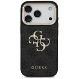 Guess iPhone 17 Pro/iPhone 18 Pro Skal 4G Classic Logo Svart