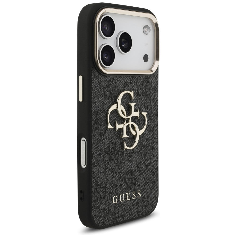 Guess iPhone 17 Pro/iPhone 18 Pro Skal 4G Classic Logo Svart
