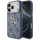 Guess iPhone 17 Pro/iPhone 18 Pro Skal 4G Classic Logo Blå