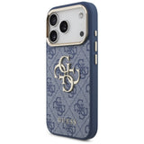 Guess iPhone 17 Pro/iPhone 18 Pro Skal 4G Classic Logo Blå