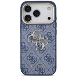 Guess iPhone 17 Pro/iPhone 18 Pro Skal 4G Classic Logo Blå
