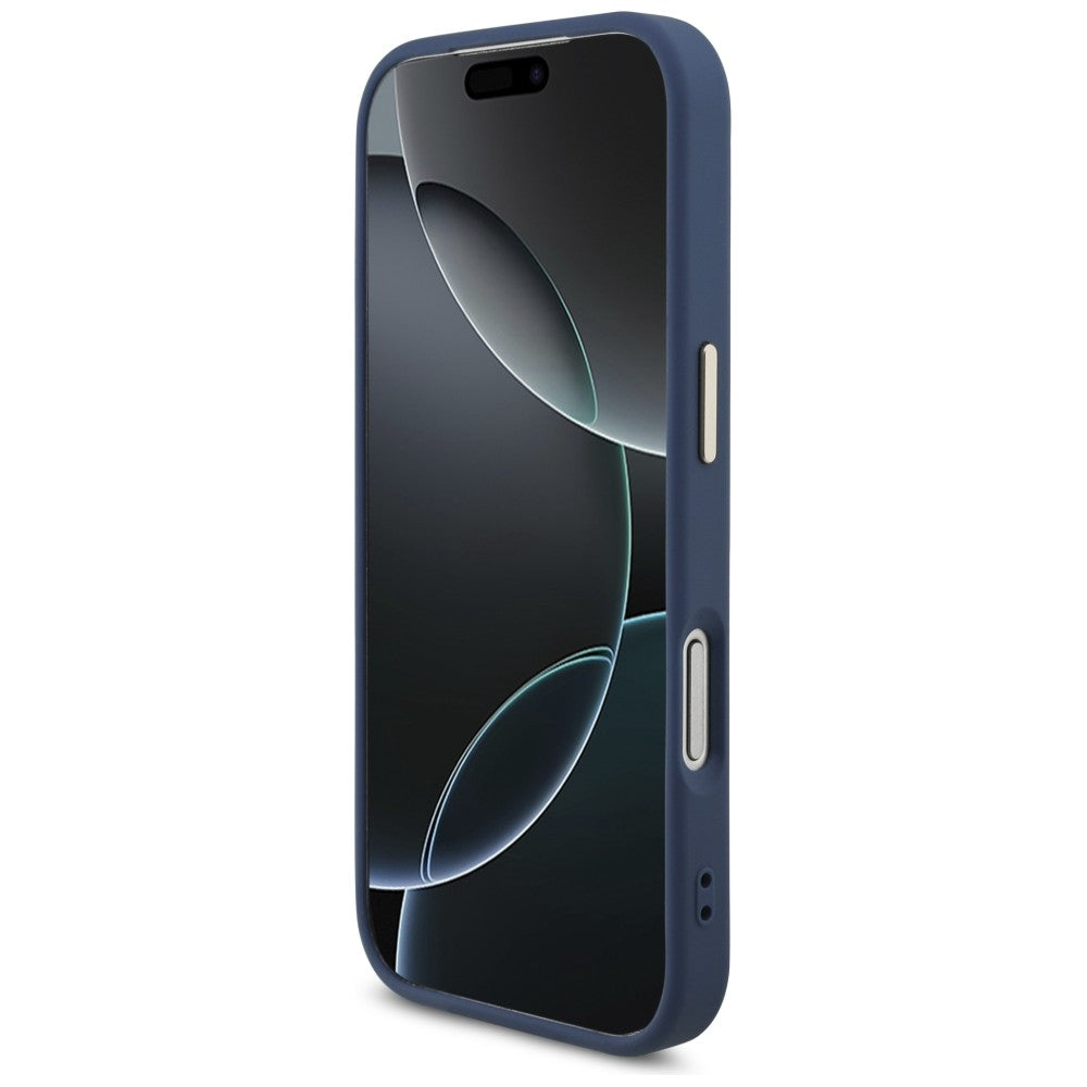 Guess iPhone 17 Pro/iPhone 18 Pro Skal 4G Classic Logo Blå