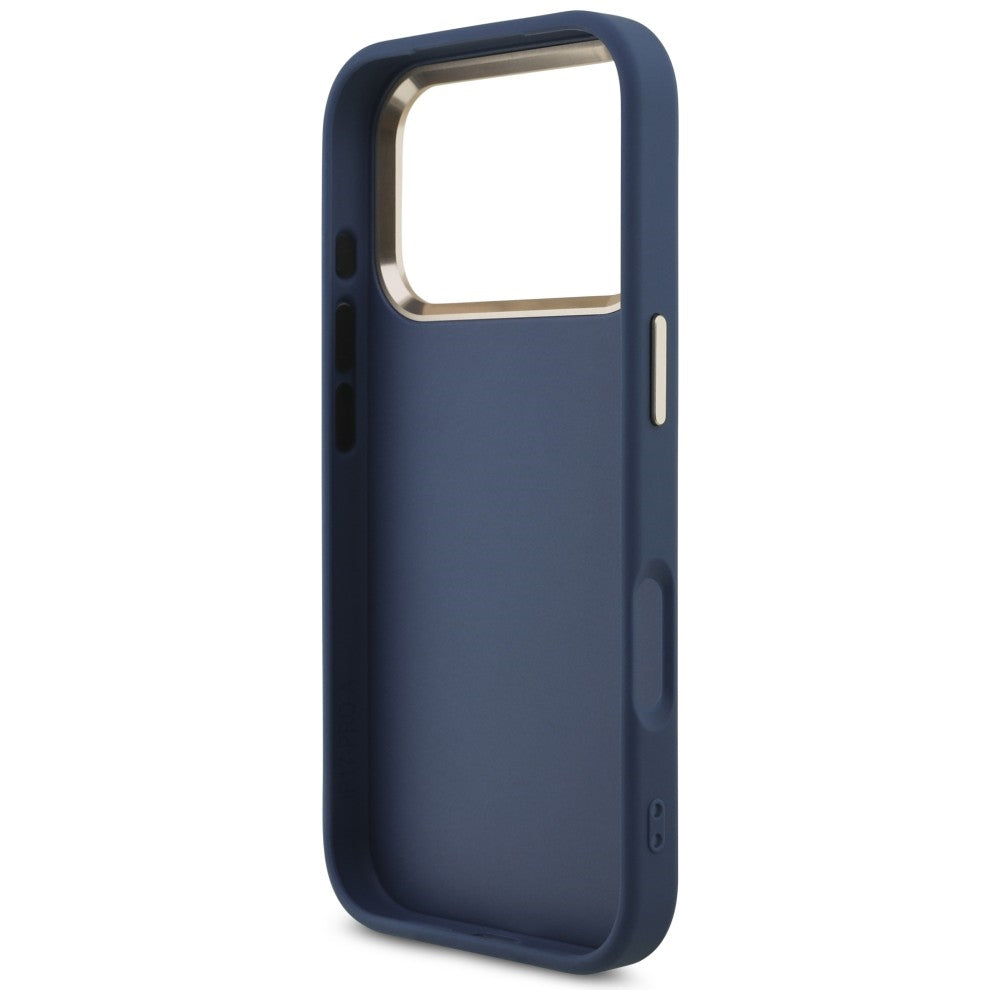 Guess iPhone 17 Pro/iPhone 18 Pro Skal 4G Classic Logo Blå