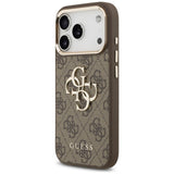 Guess iPhone 17 Pro/iPhone 18 Pro Skal 4G Classic Logo Brun