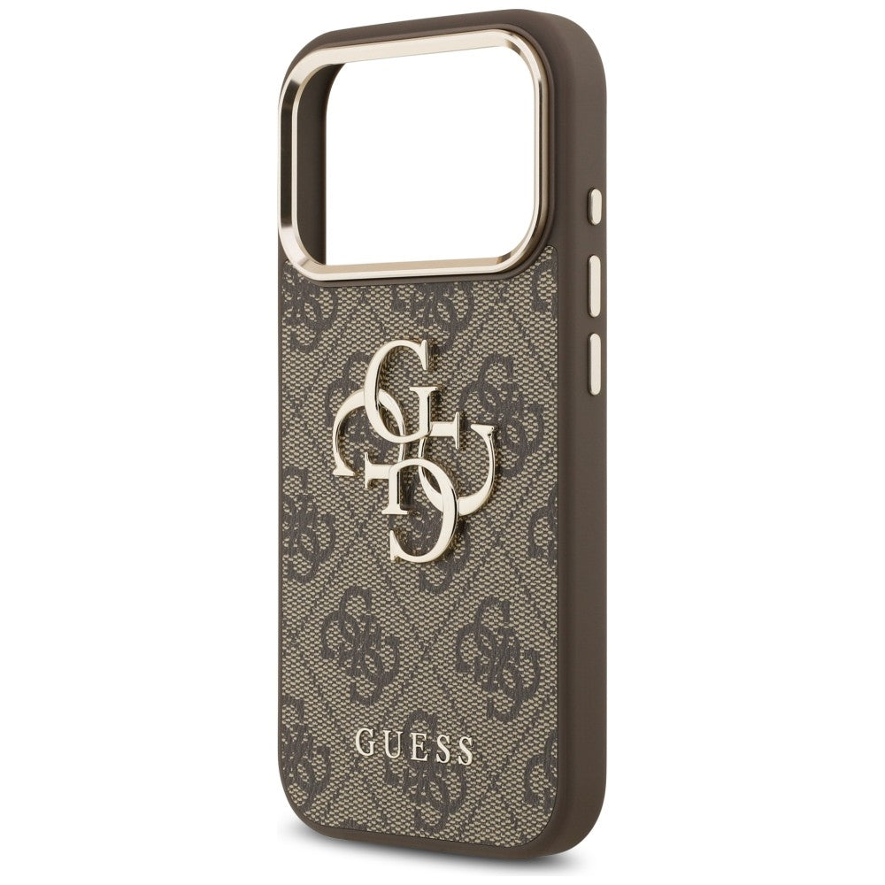 Guess iPhone 17 Pro/iPhone 18 Pro Skal 4G Classic Logo Brun