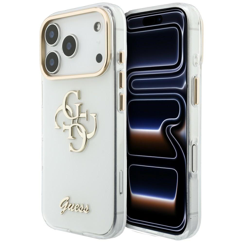 Guess iPhone 17 Pro Max/iPhone 18 Pro Max Skal 4G Script Vit