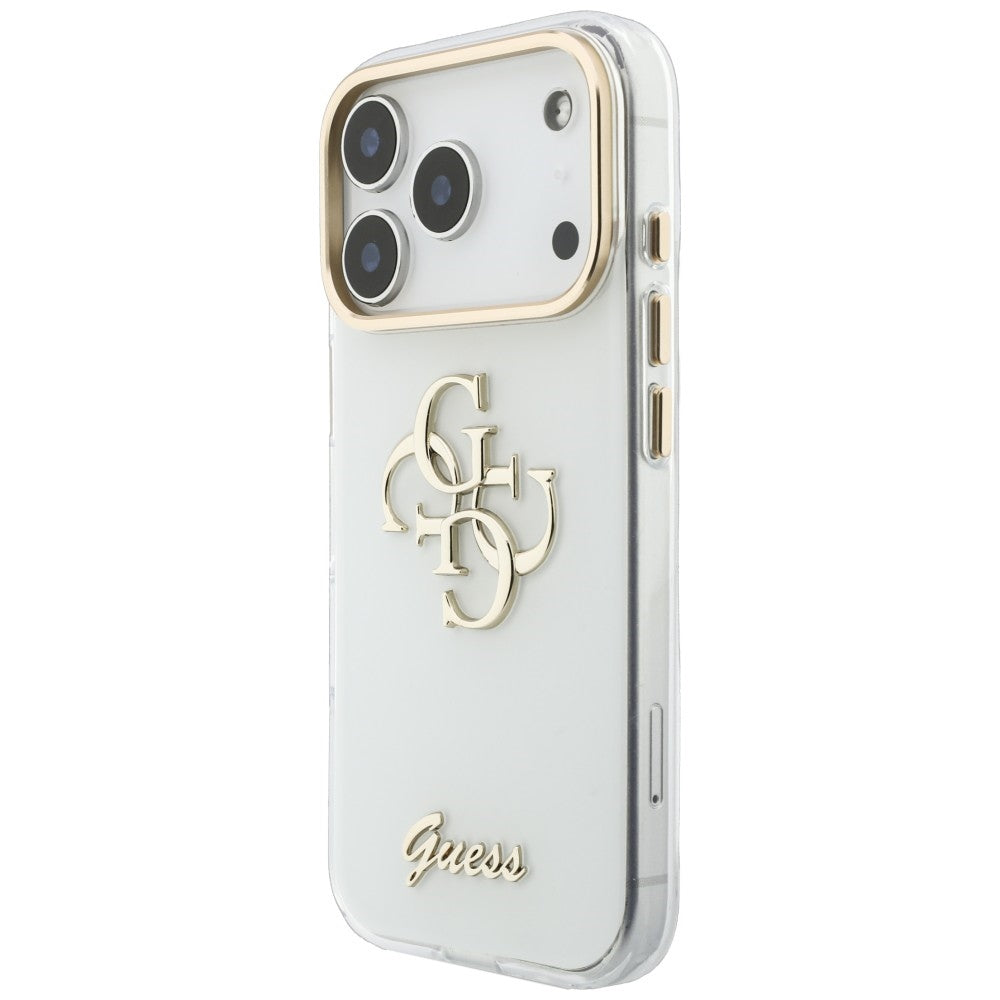 Guess iPhone 17 Pro Max/iPhone 18 Pro Max Skal 4G Script Vit