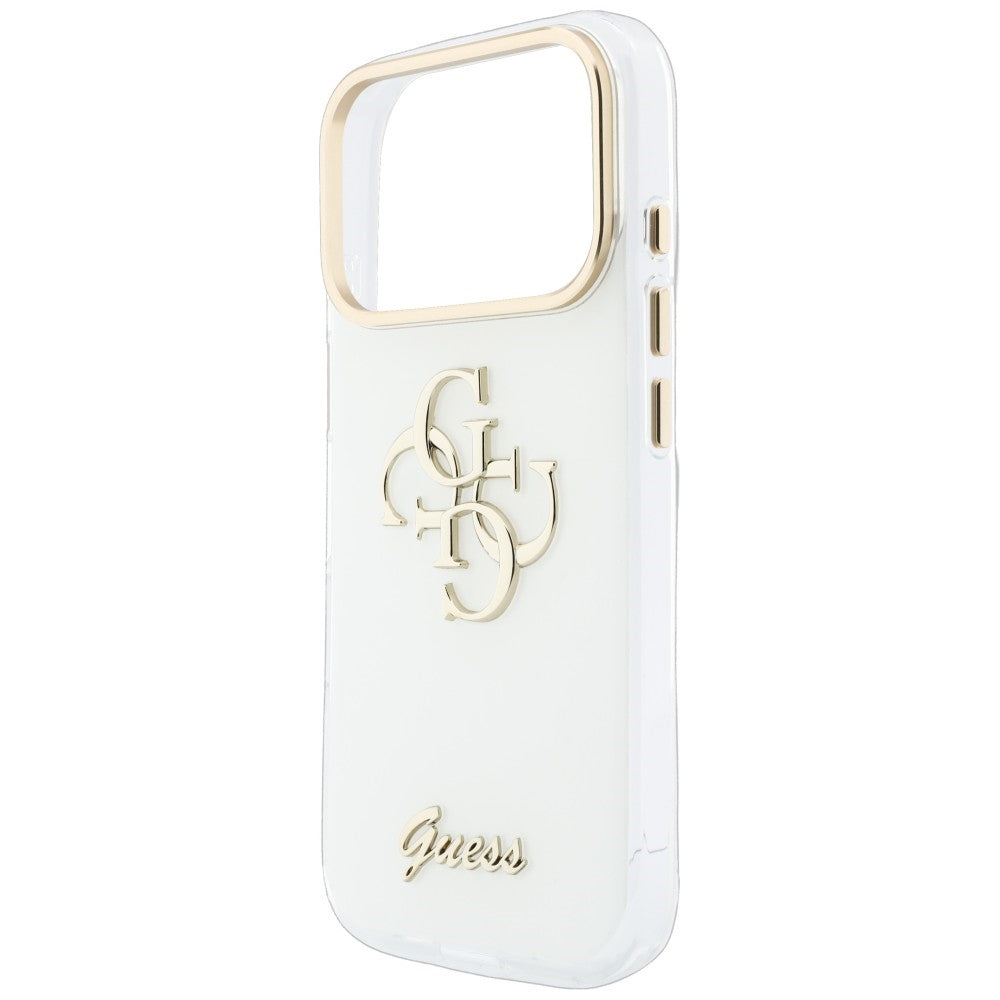 Guess iPhone 17 Pro Max/iPhone 18 Pro Max Skal 4G Script Vit