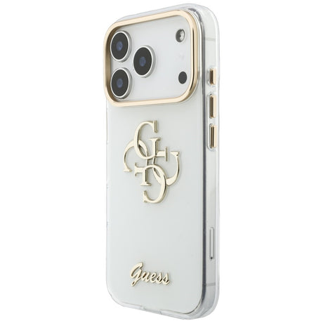 Guess iPhone 17 Pro/iPhone 18 Pro Skal 4G Script Vit
