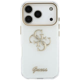 Guess iPhone 17 Pro/iPhone 18 Pro Skal 4G Script Vit