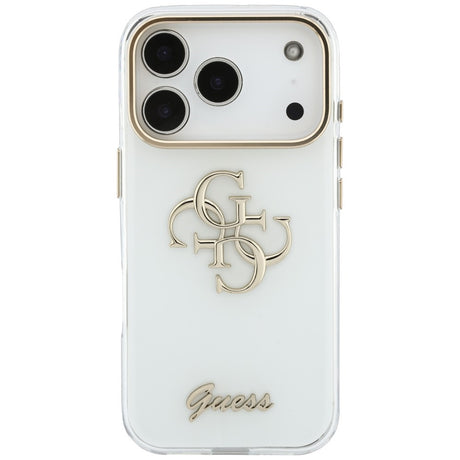 Guess iPhone 17 Pro/iPhone 18 Pro Skal 4G Script Vit