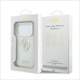Guess iPhone 17 Pro/iPhone 18 Pro Skal 4G Script Vit