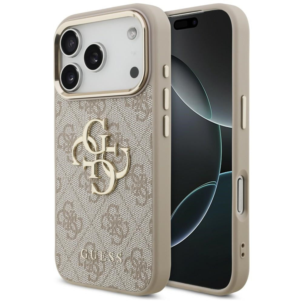 Guess iPhone 17 Pro/iPhone 18 Pro Skal 4G Classic Logo Rosa