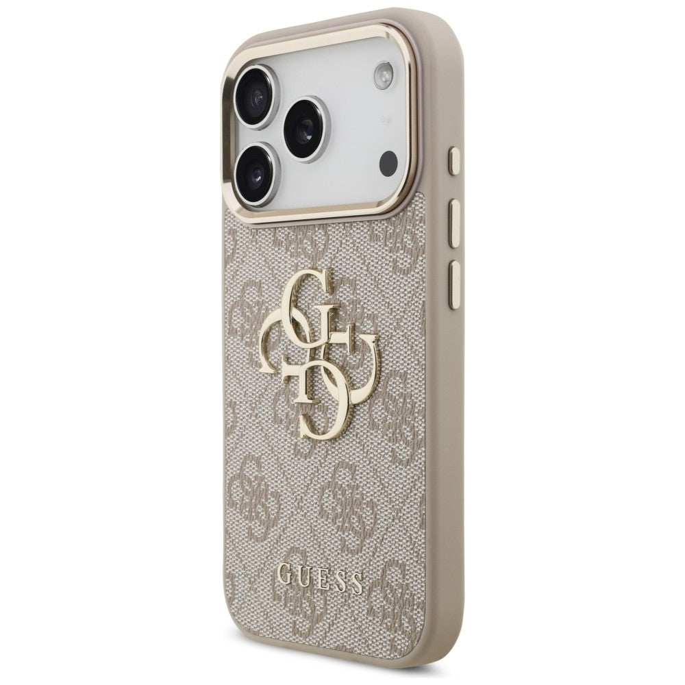 Guess iPhone 17 Pro/iPhone 18 Pro Skal 4G Classic Logo Rosa