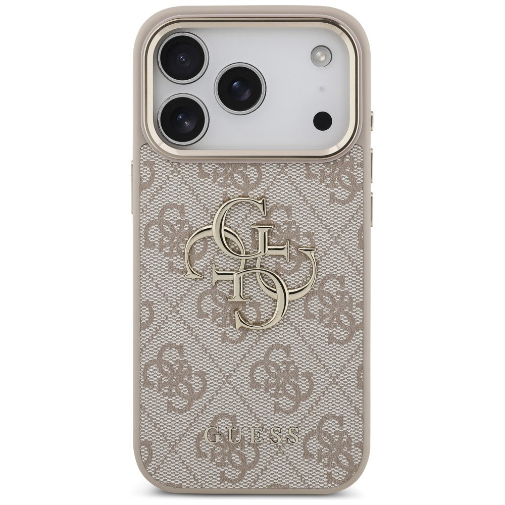 Guess iPhone 17 Pro/iPhone 18 Pro Skal 4G Classic Logo Rosa