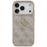 Guess iPhone 17 Pro/iPhone 18 Pro Skal 4G Classic Logo Rosa