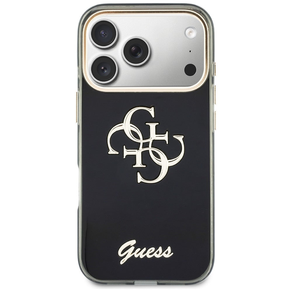Guess iPhone 17 Pro Max/iPhone 18 Pro Max Skal 4G Script Svart