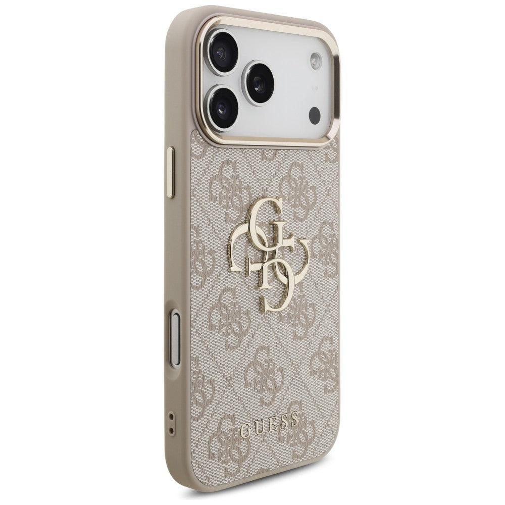 Guess iPhone 17 Pro Max/iPhone 18 Pro Max Skal 4G Classic Logo Rosa