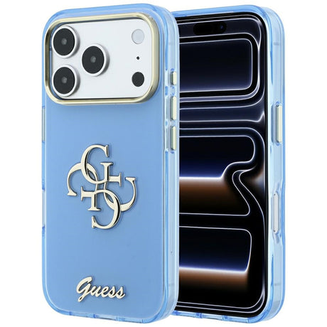 Guess iPhone 17 Pro/iPhone 18 Pro Skal 4G Script Blå