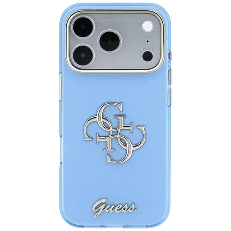 Guess iPhone 17 Pro/iPhone 18 Pro Skal 4G Script Blå