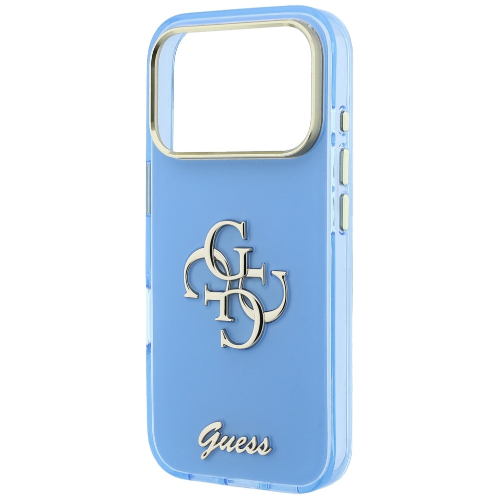 Guess iPhone 17 Pro/iPhone 18 Pro Skal 4G Script Blå