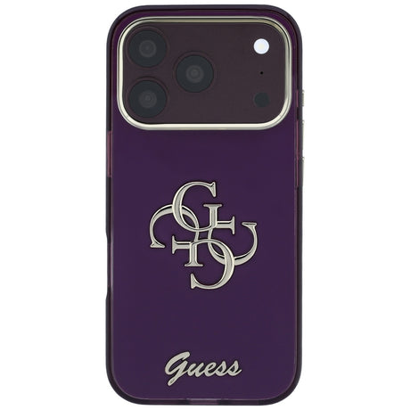 Guess iPhone 17 Pro/iPhone 18 Pro Skal 4G Script Burgundy