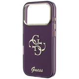 Guess iPhone 17 Pro/iPhone 18 Pro Skal 4G Script Burgundy