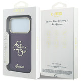 Guess iPhone 17 Pro/iPhone 18 Pro Skal 4G Script Burgundy