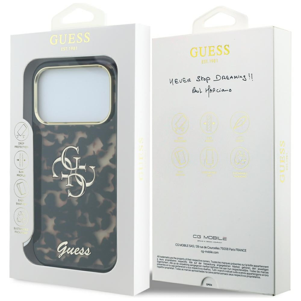 Guess iPhone 17 Pro Max/iPhone 18 Pro Max Skal 4G Script Tortoise